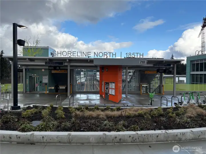 New light rail station just a short walk away