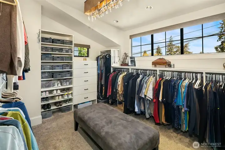 Massive custom closet!