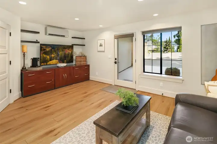 Easy access to outdoor parking and EV charger!