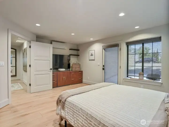 Large room...easily convertible for more storage/closet space