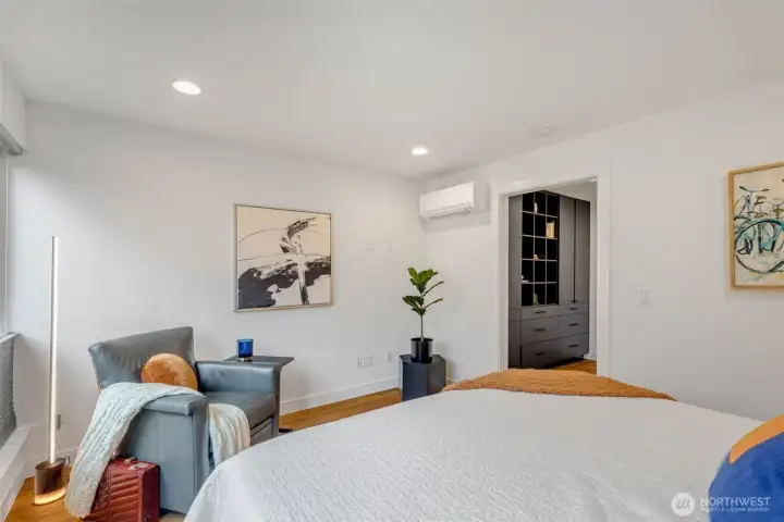 Primary bedroom on top floor