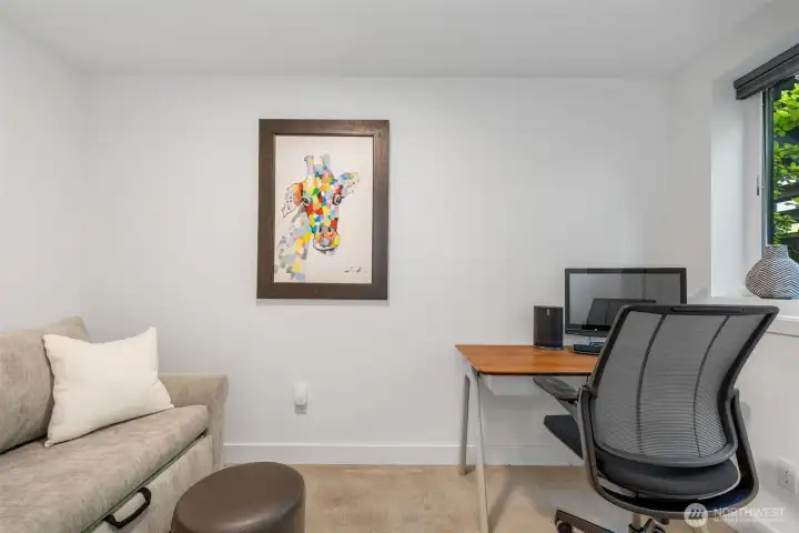 2nd guest BR or office on lower level