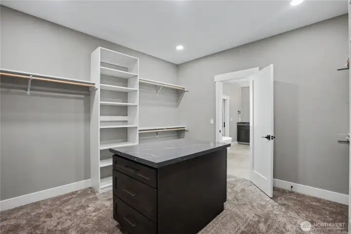 Primary closet