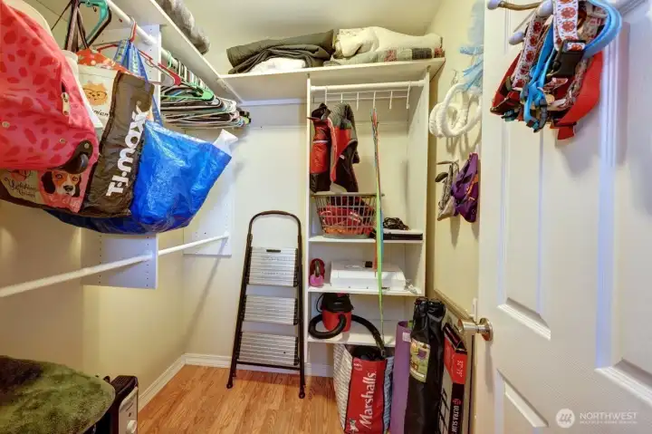 Bedroom one walk in closet