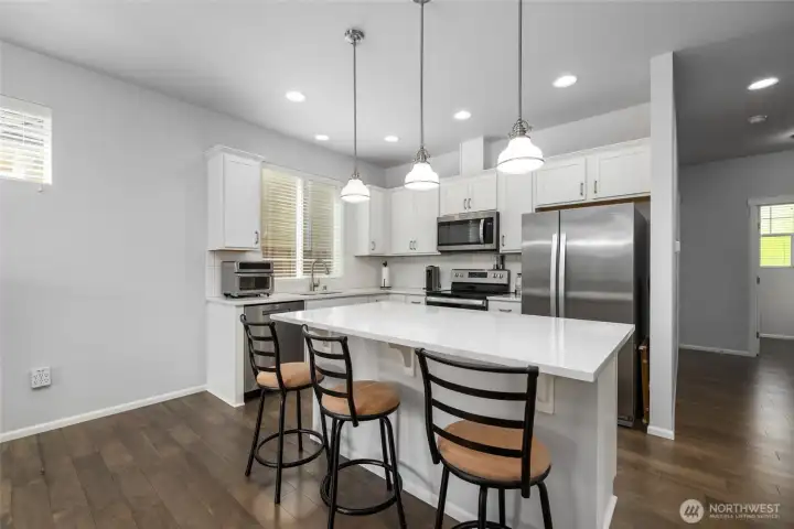 Sunny kitchen