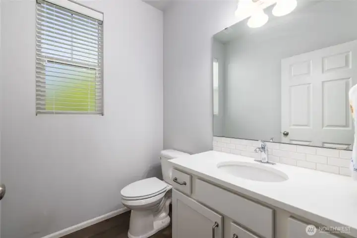 Main floor guest powder room