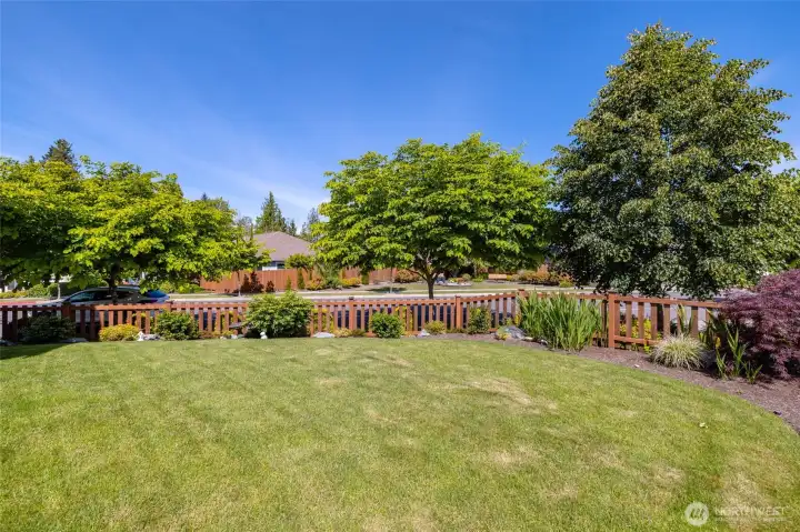 One of the larges lots in the community