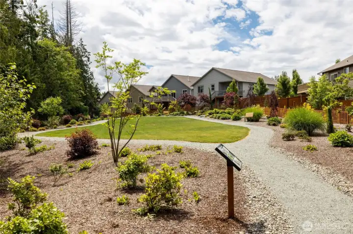 One of many community trails to enjoy
