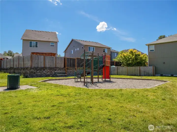 Take advantage of the nearby community playground.