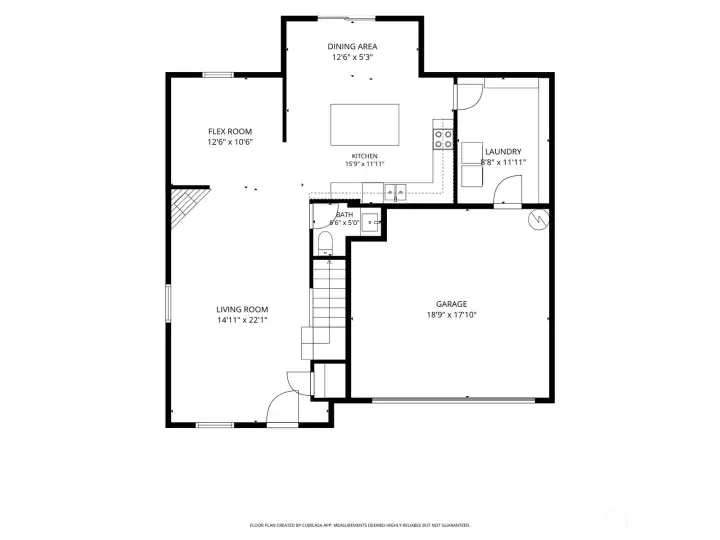 Main floor layout.