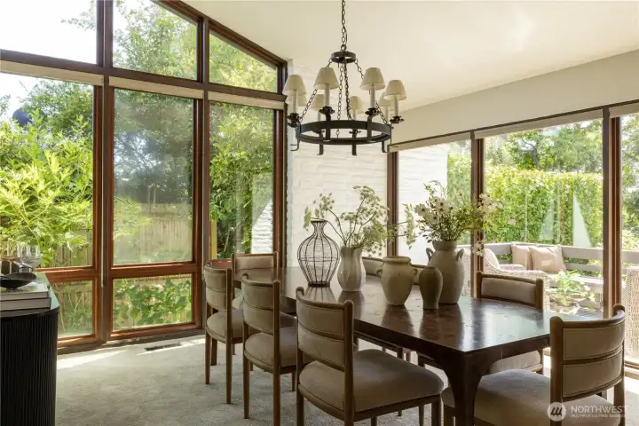 Floor to ceiling windows