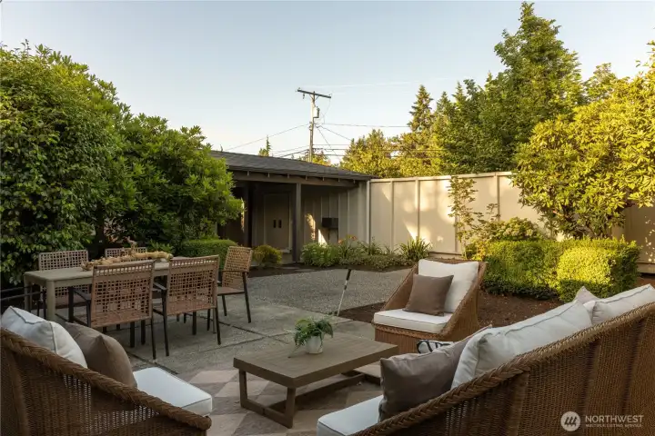Private patio