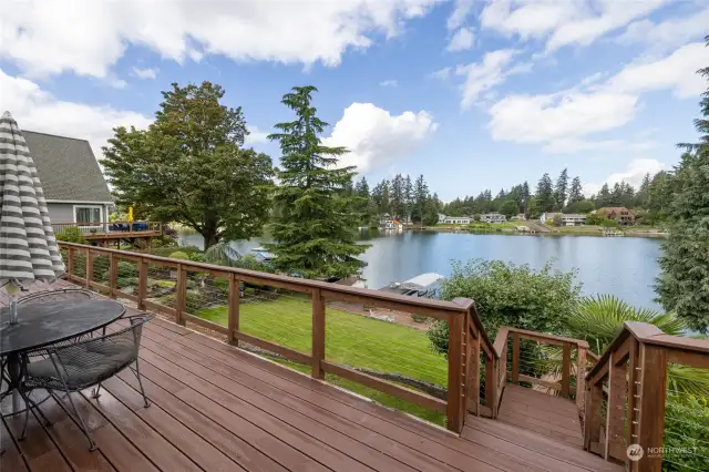 Head outside to the large deck perfect for BBQ'ing and entertaining.