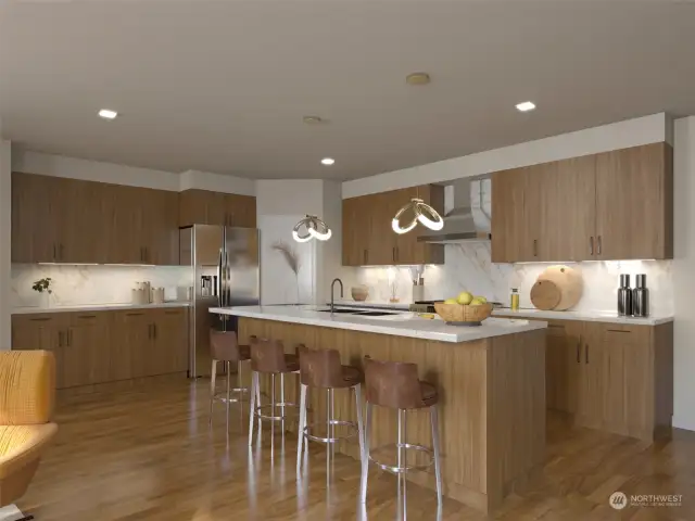 This is a virtual rendering of the walnut color scheme