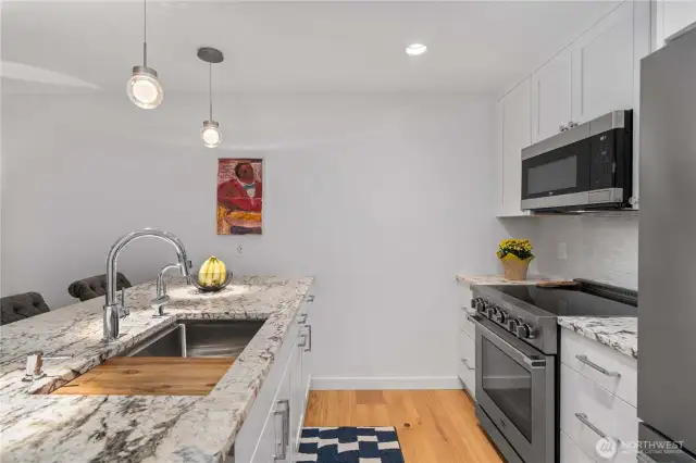 All new Beko stainless steel appliances.
