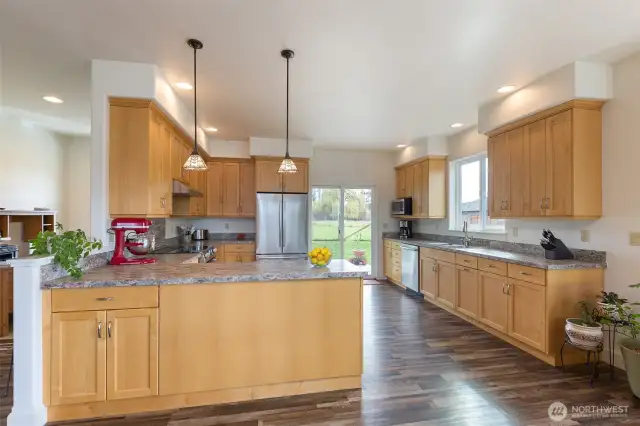 Spacious kitchen