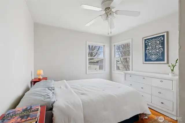 Master bedroom with plenty of light.