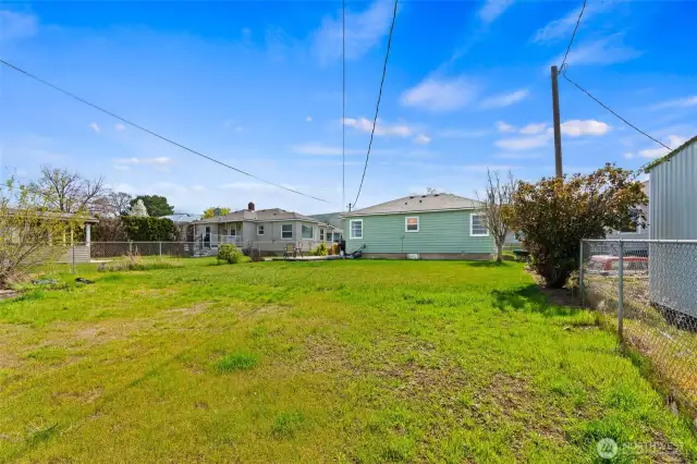 Level back yard