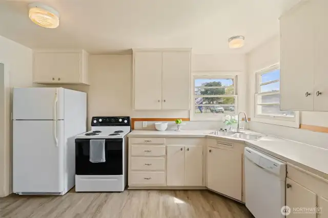 Light filled kitchen