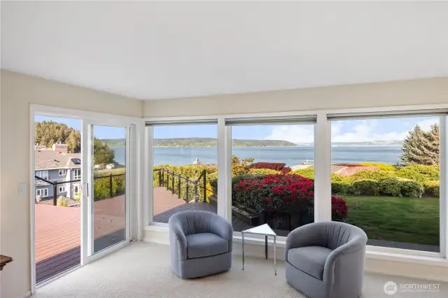 Take in the views with the floor to ceiling windows!