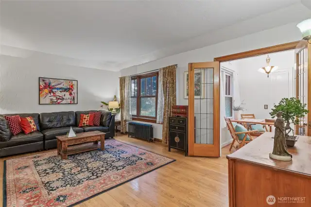 Radiator heat (inc in HOA dues) and sublime privacy.