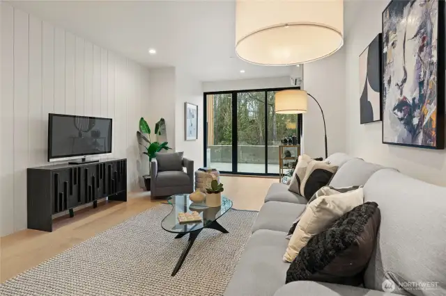 Lower level family room