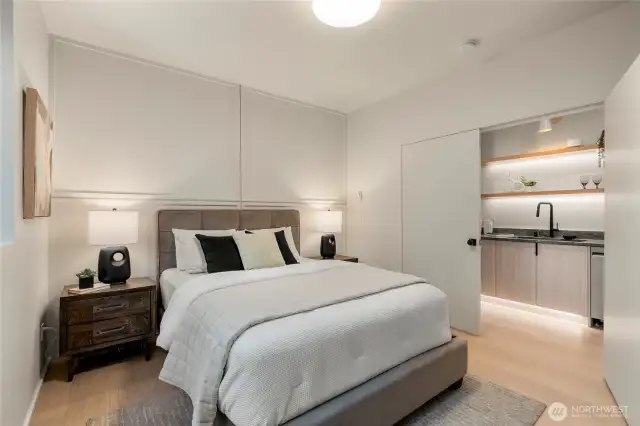 Lower level bedroom