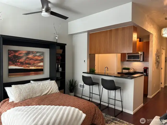 Stylish studio living