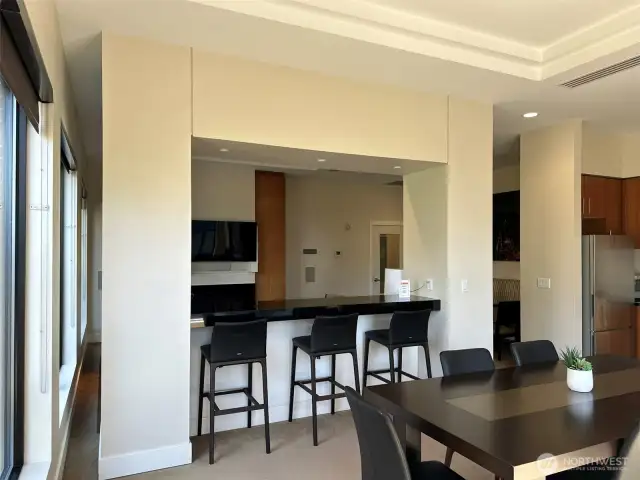 Spacious club room