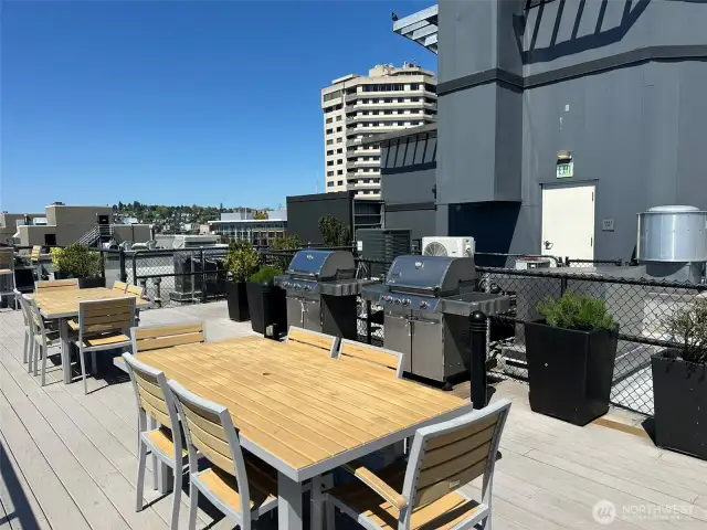 Rooftop dining