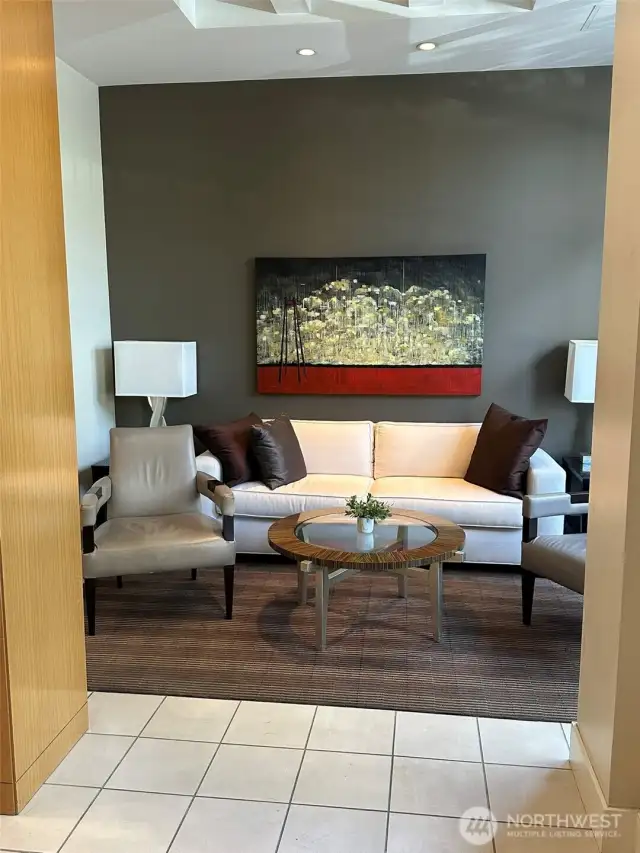Beautiful building foyer