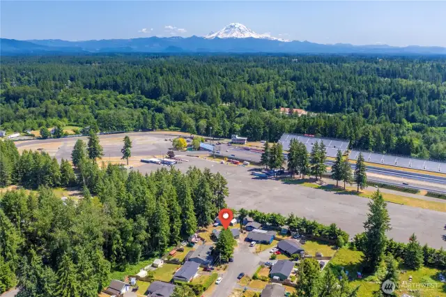 Pacific Raceways just over the fence where you can build to viewing decK