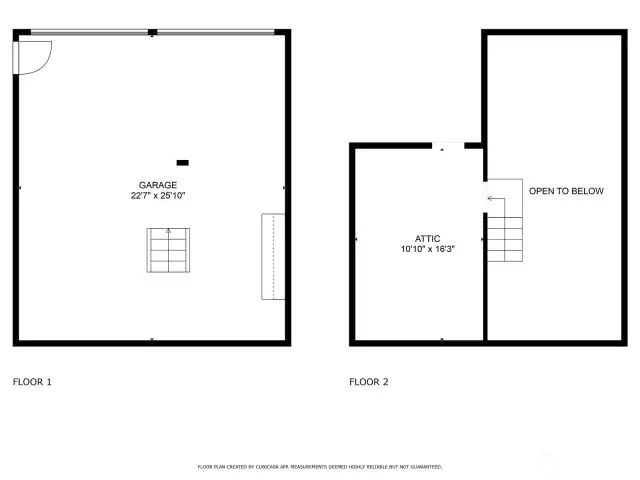 40x40 3 Car Garage with an attic and shop