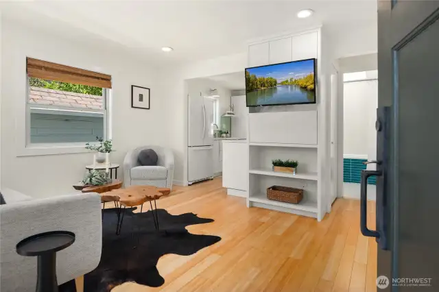 Immediately you get a sense of fantastic natural light and a like-new feeling home as you enter.