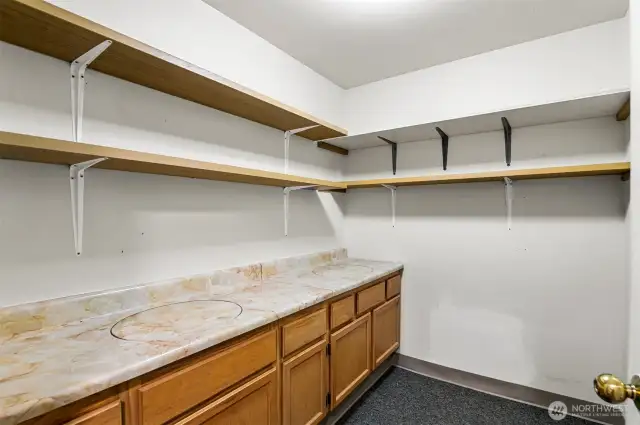 Storage Room for exclusive use of the condo located directly across the hall from the condo. Customize for your specific needs. Additional storage unit on the garage level.