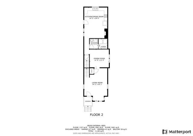 Main floor Kitchen, dining and living room layouts