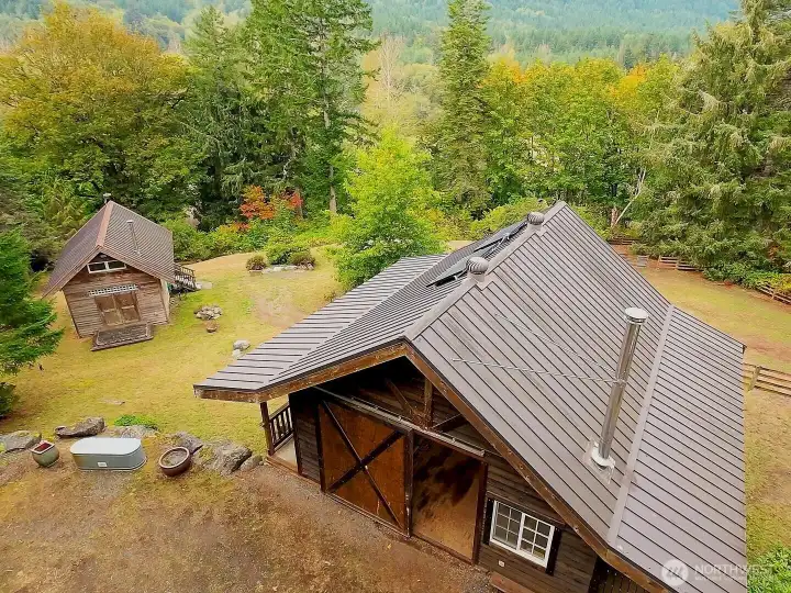 Barn from above