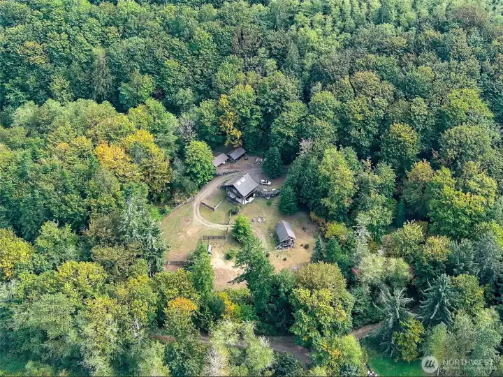 Over head of ban and cabin