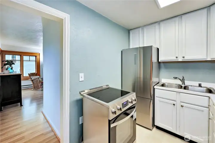 #3 Updated stainless appliances.