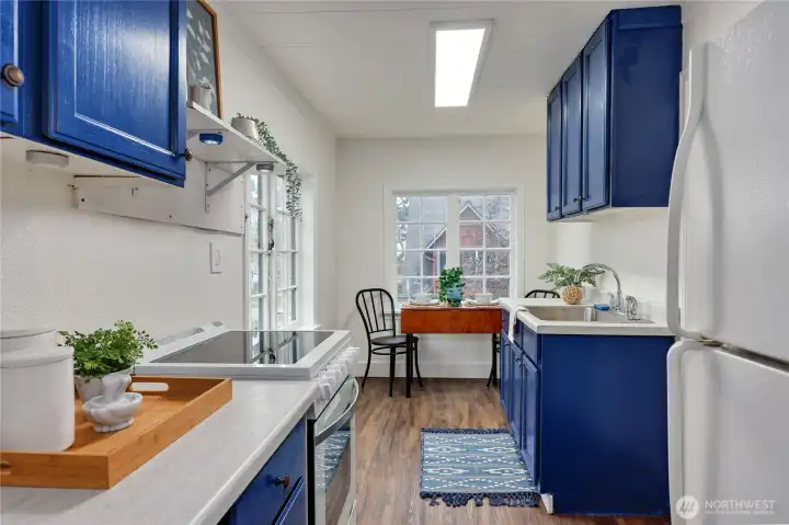 #4 Just updated kitchen with newly painted cabinets.