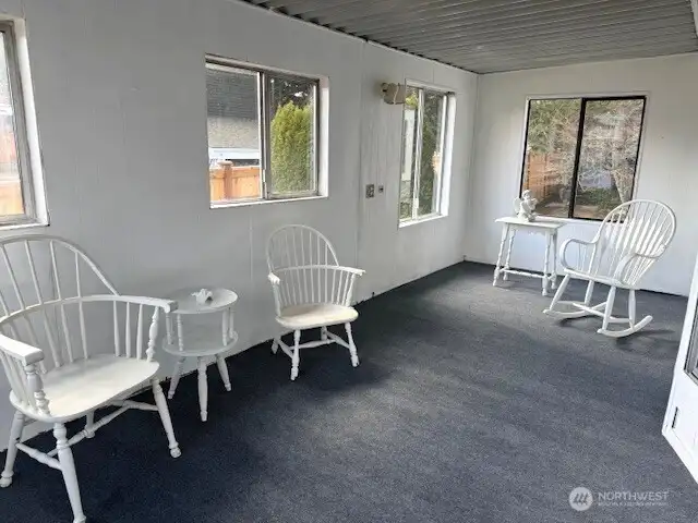 Enjoy an extra 183 sq ft of space, in the sun-filled sunroom.