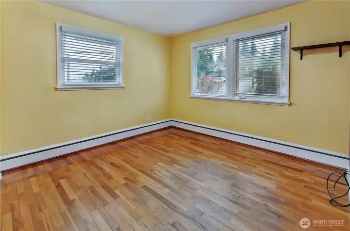 Updated vinyl double pane windows throughout the home