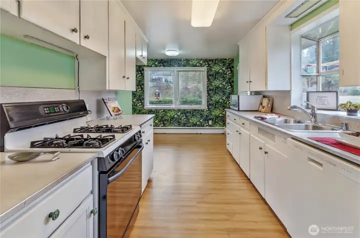 Enjoy a quiet moment in the breakfast nook