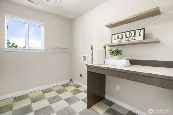 Upstairs Laundry Room
