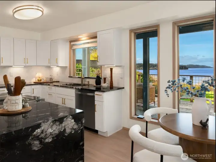 Stylish interior with contemporary finishes and direct access to outdoor entertaining areas.