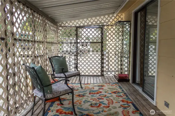 Covered porch