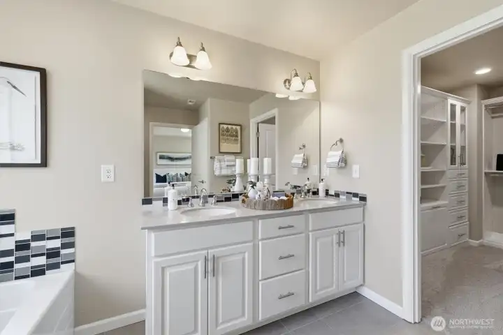 Primary Bathroom - Double Sinks