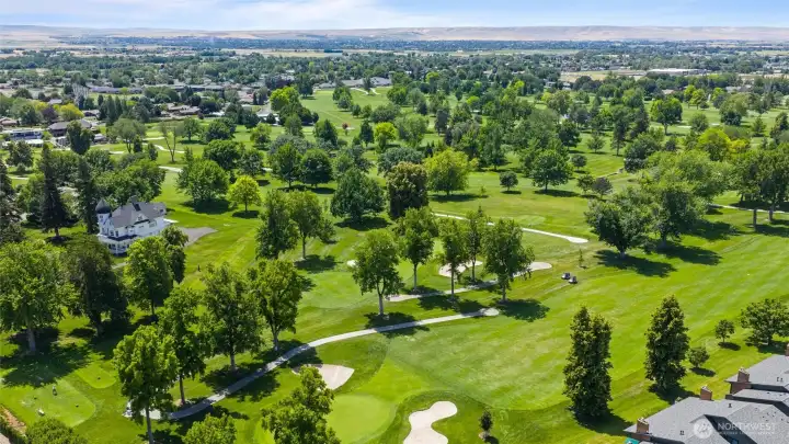 aerial golf course