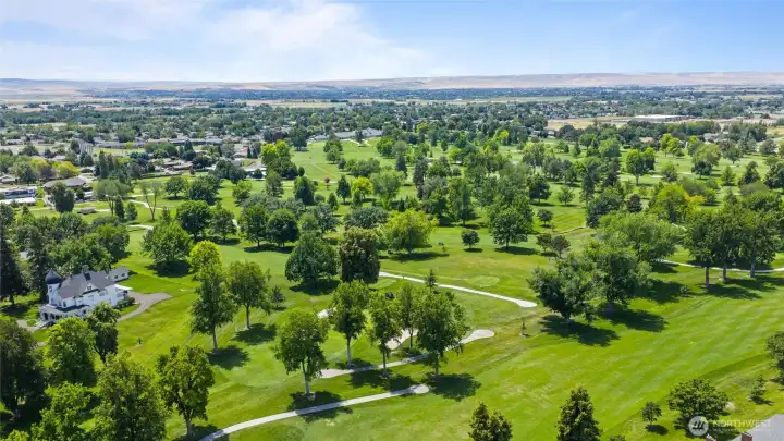 aerial course view