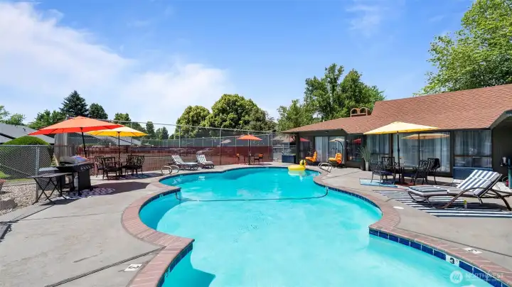 Pool and deck
